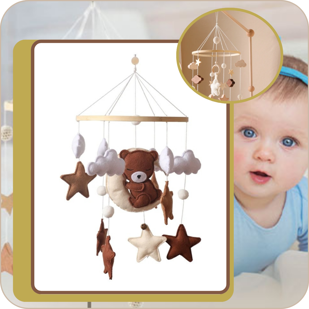 mobile de lit_ourson_décoration chambre enfant_dodo bébé
