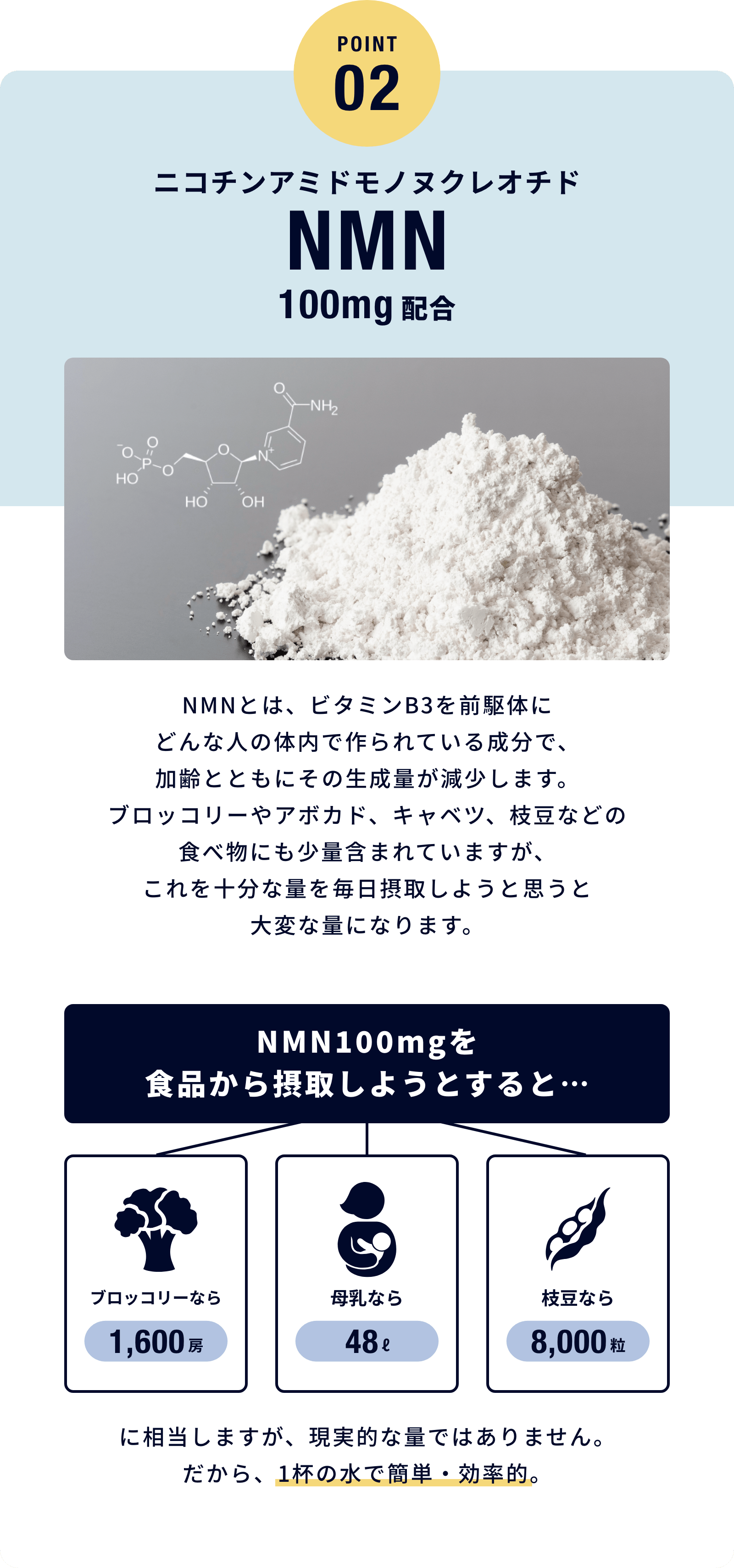 NMN 100mg 配合