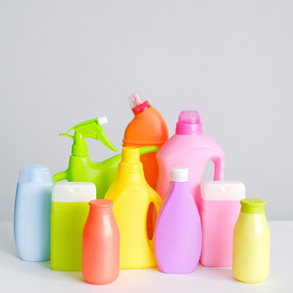 Plastic household product containers