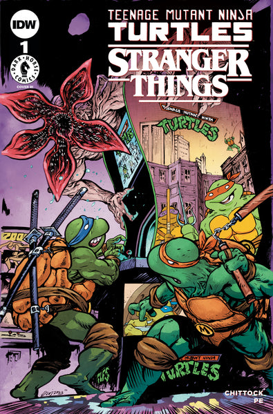 TMNT x Stranger Things #1 Cover RI