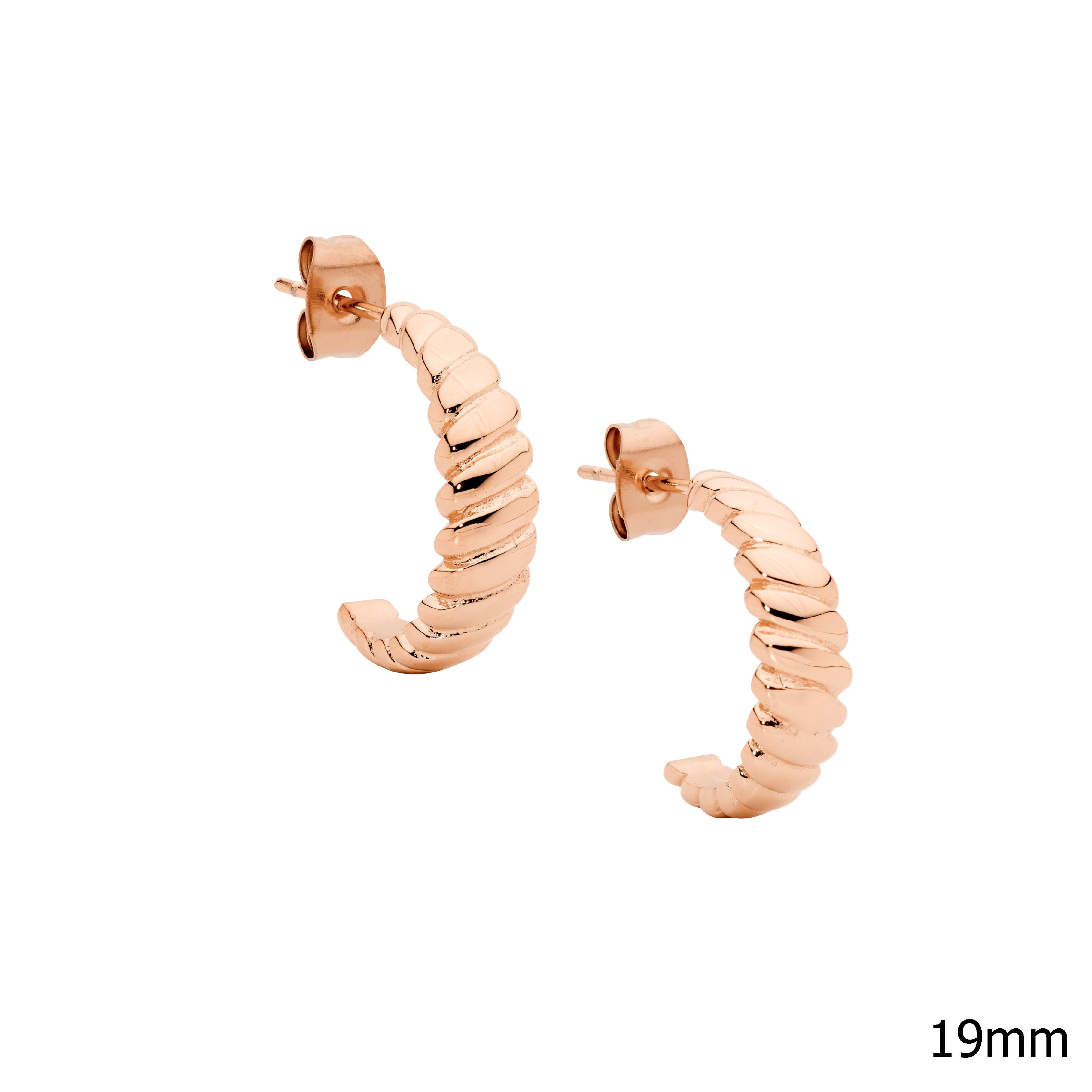 Ellani Hoop Earrings with Freshwater Pearls - Picture 7 of 8