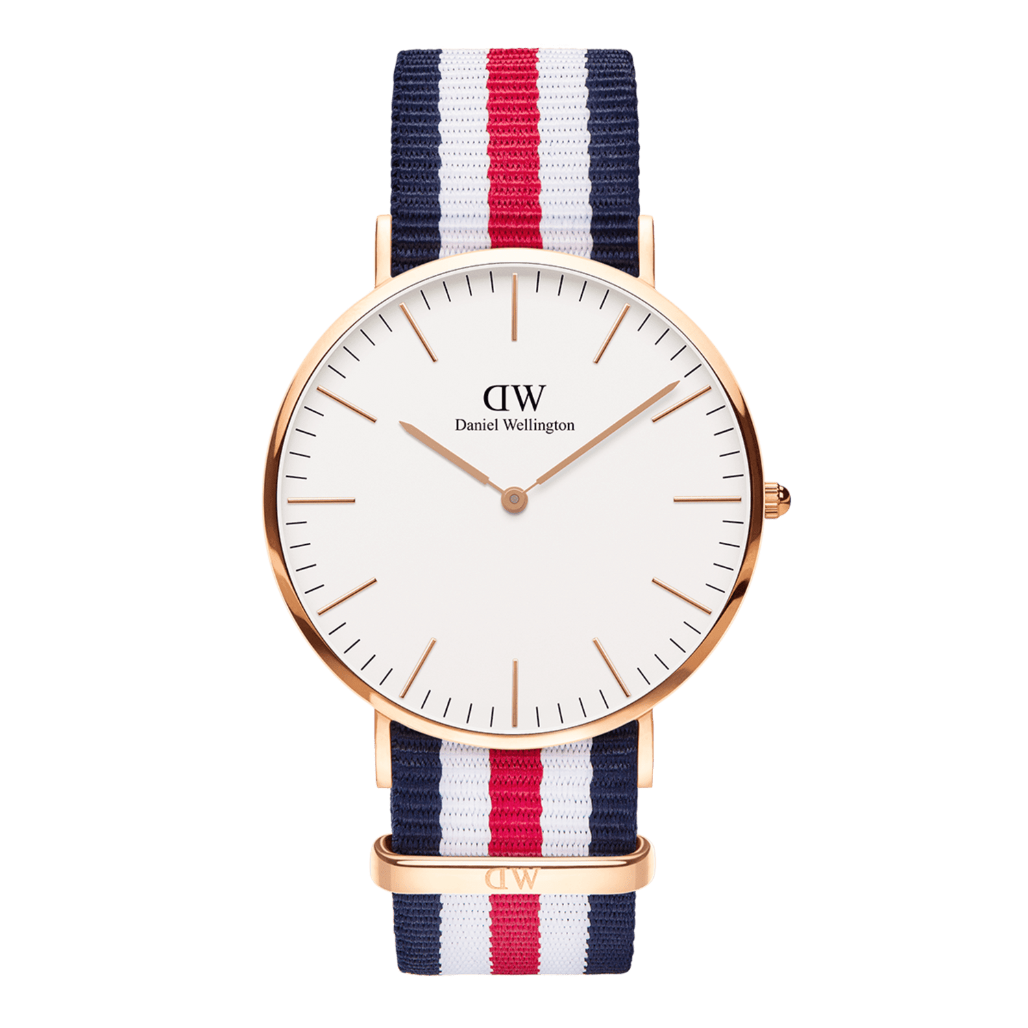 Dover - White watch with rose gold details - 36mm | DW