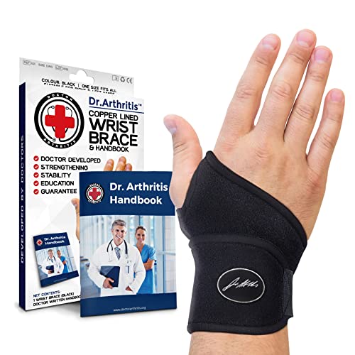 ARMSTRONG AMERIKA Wrist Brace For Carpal Tunnel Left Hand + Wrist Wrap  Compression Wrist Brace For TFCC Tears Small