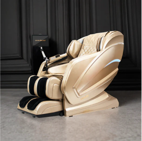 Black and gold Kahuna KAPPA Zero Gravity Electric Massage Chair