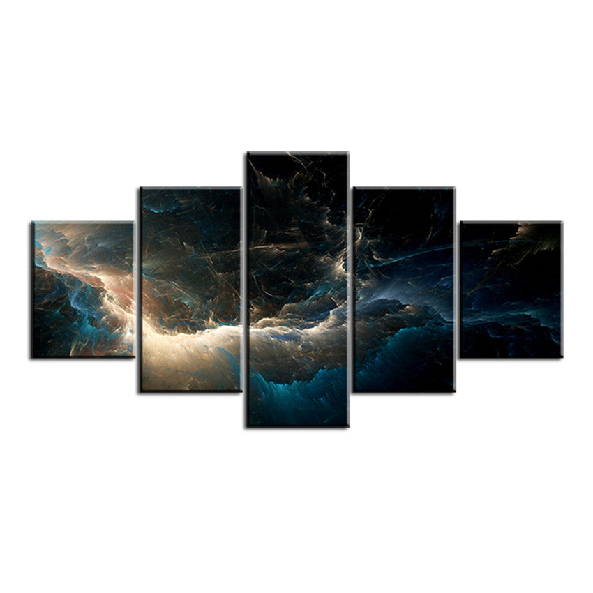The best Set deep light dark abstract cloud NO FRAME Oil Painting Canv ...