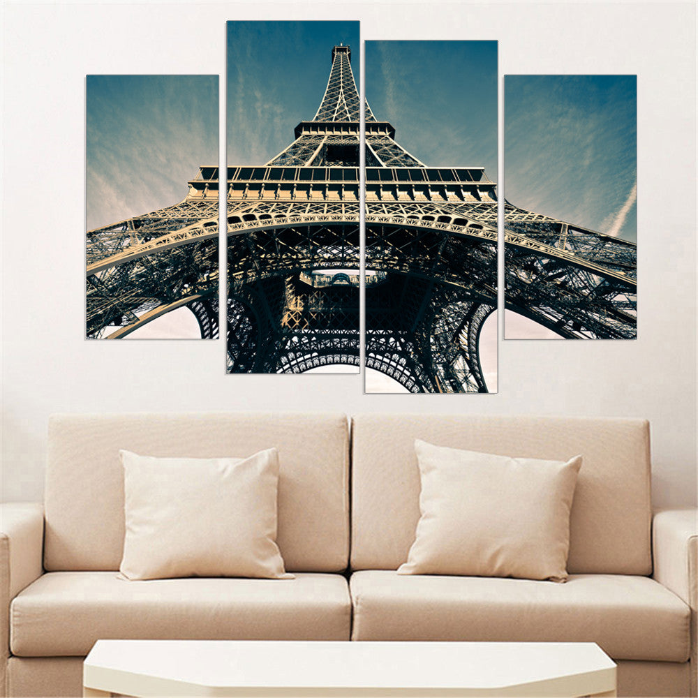 Free Shipping Eiffel Tower Canvas Print Wall Art Picture Home Decor HD ...