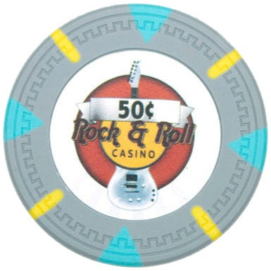 Rock & Roll 13.5 Gram Clay Poker Chips – Poker Chip Lounge