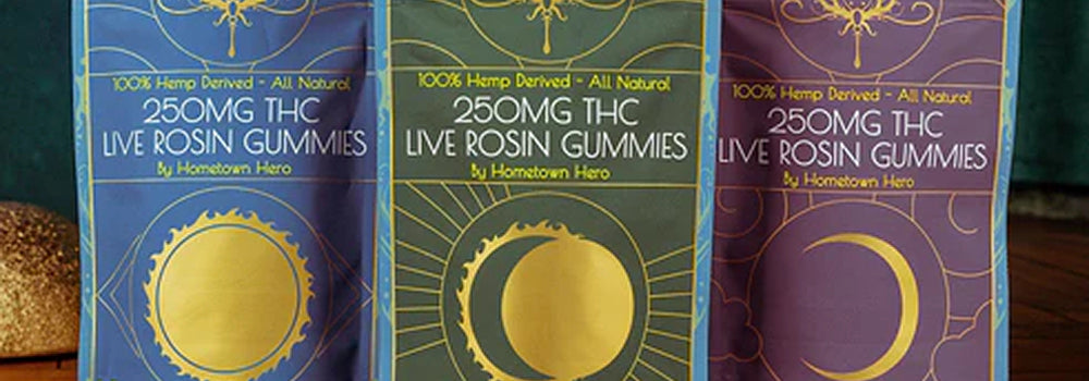 Hometown Hero Live Rosin Delta-9 Gummies