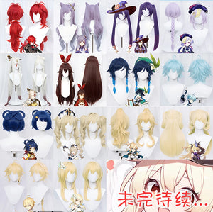 Genshin Impact Synthetic Hair Wigs + Wig Cap - ANIMElistic