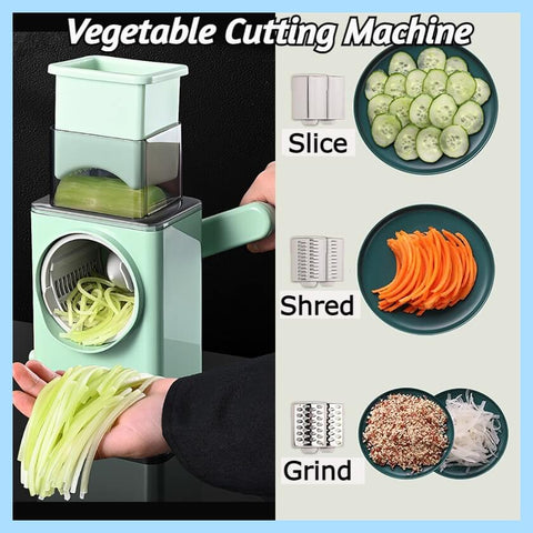 Multifunctional Storm Vegetable Cutter Manual Rotary Cheese Grater