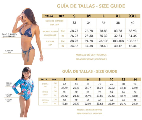 Size Chart – pielcanelaswimwear