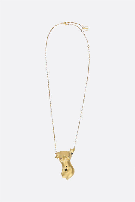 Casita Pura cord bracelet with gold pendant – 10corsocomo