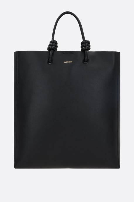 Bold Leather Tote Bag in Black - Saint Laurent