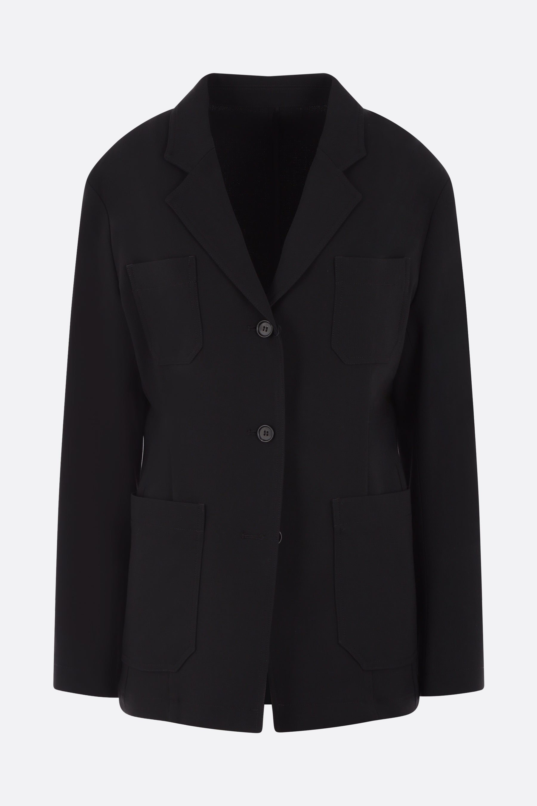 single-breasted sustainable wool jacket – 10corsocomo