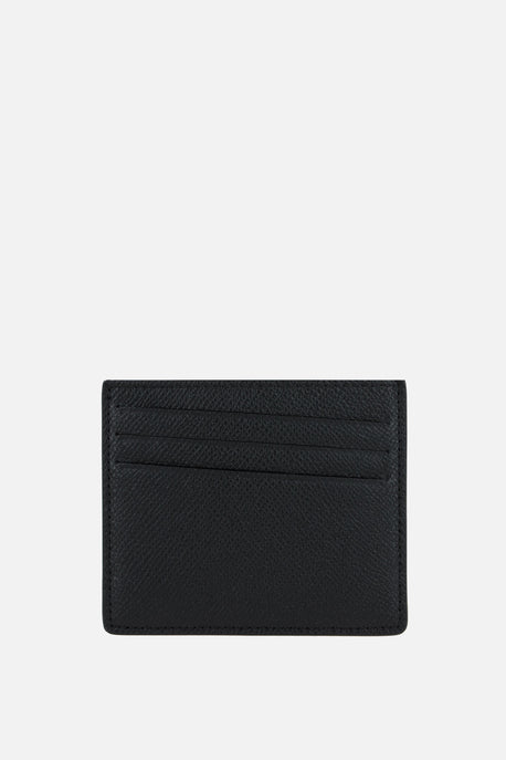 Grained leather zip card holder - Maison Margiela - Men