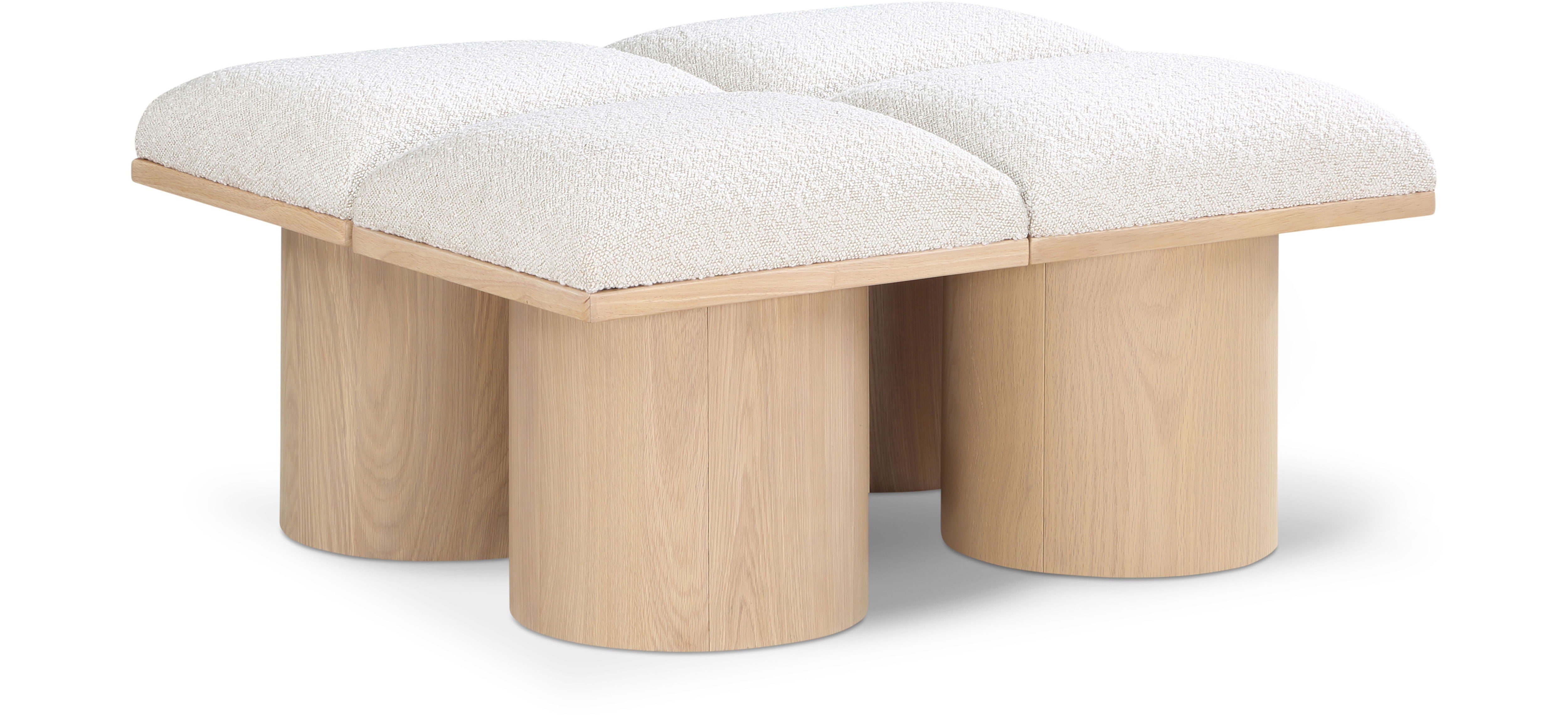 4 - Piece Modular Bench Pavilion with a Natural Base