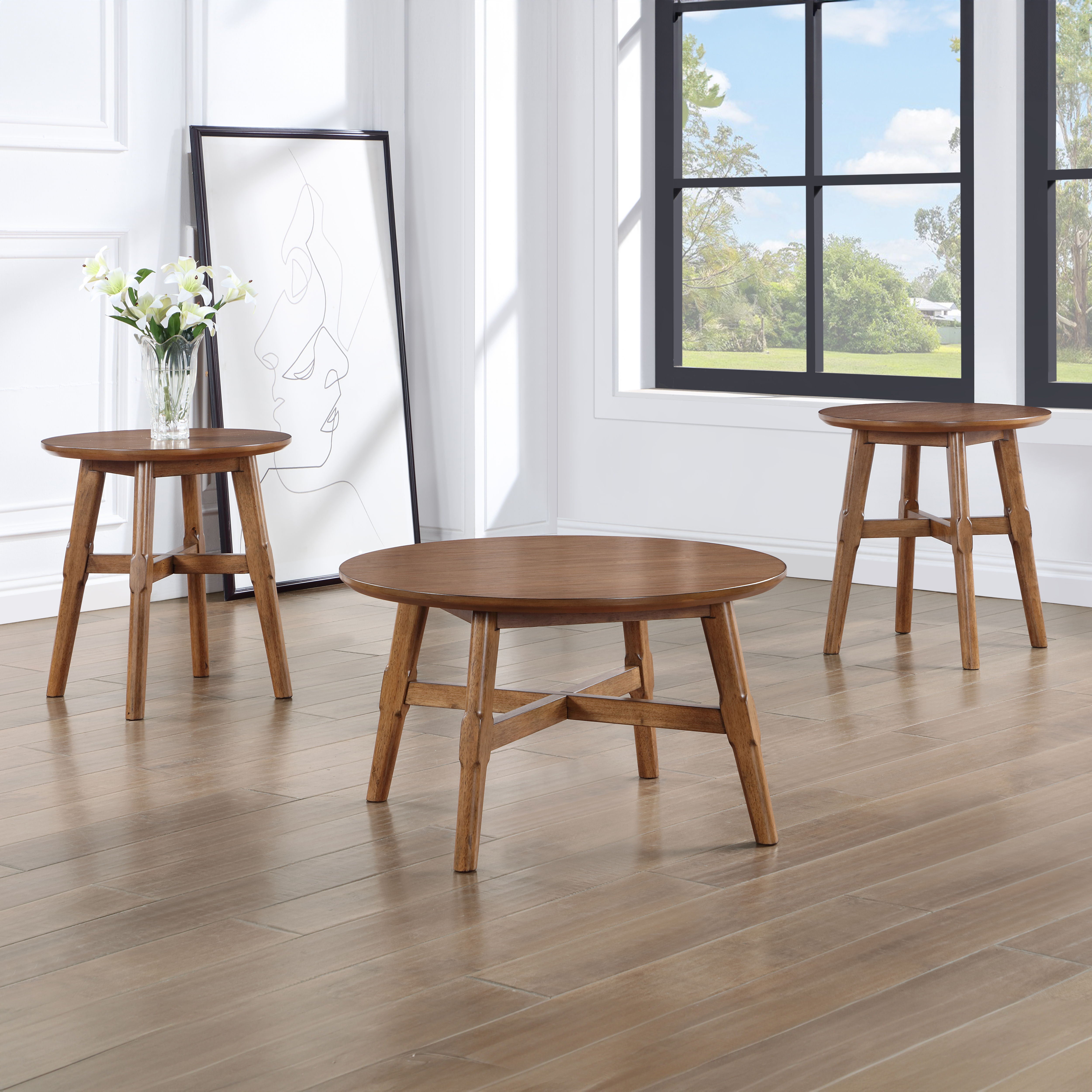 3 Piece Table Set in Oslo Style