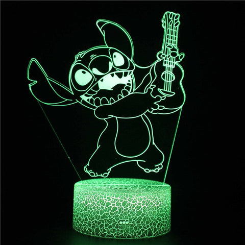 Disney Stitch Changing Color Table Lamp ~ Stitch (diff vie…