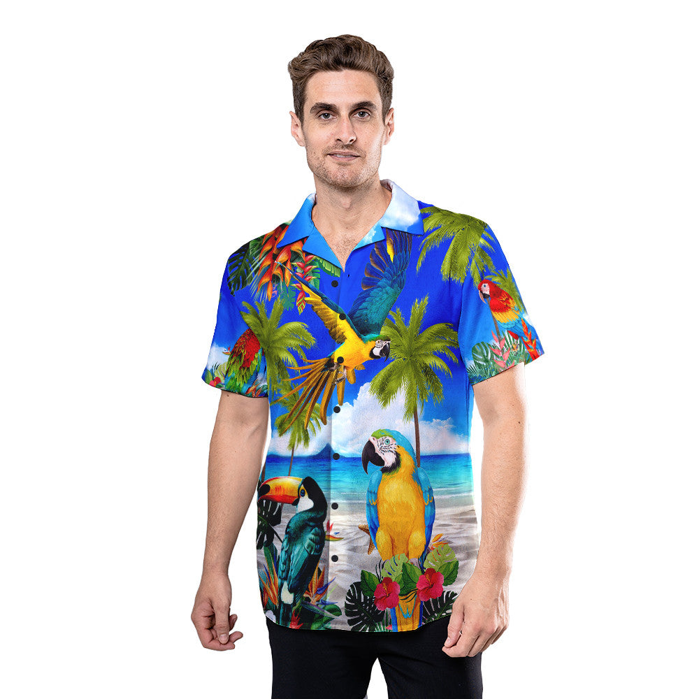 Parrots Pirates Hawaiian Shirt - iShirtPlus