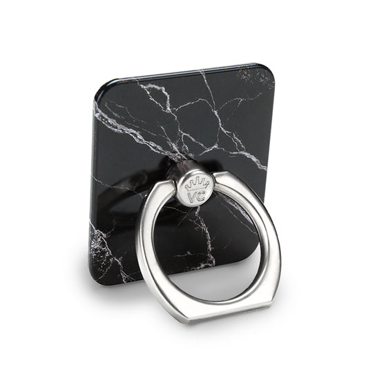 Black Marble Phone Ring