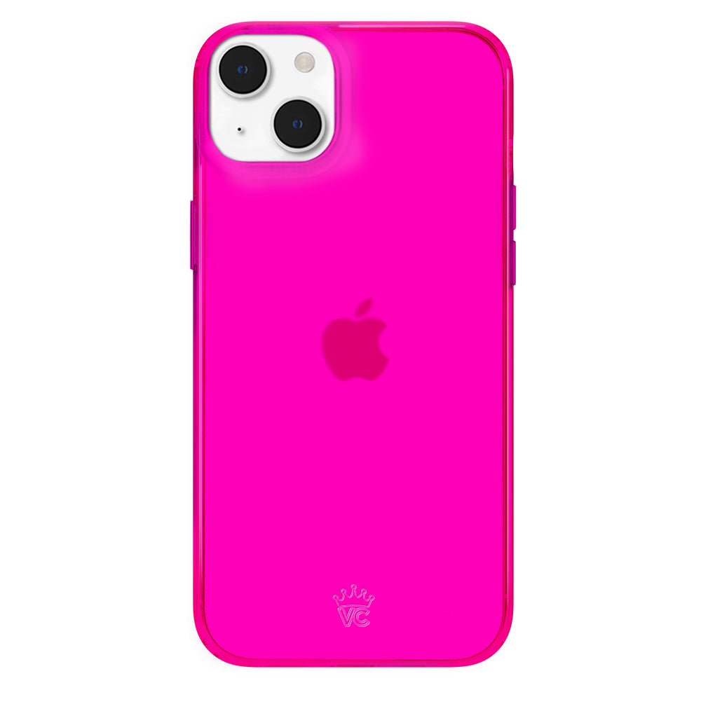 Duizeligheid uniek Sterkte Neon Pink Clear iPhone Case – VelvetCaviar.com