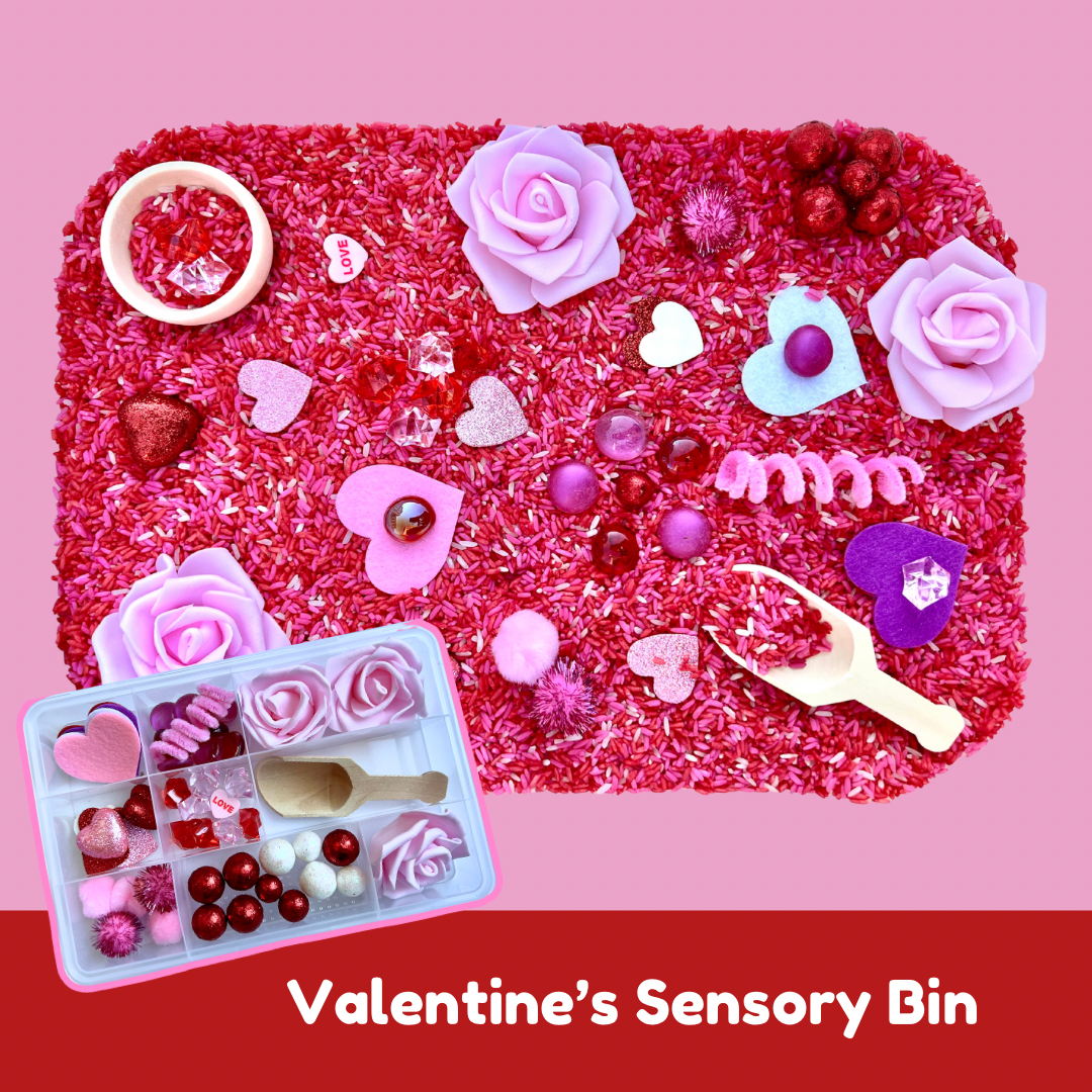 Valentines sensory Bin filler – HelloDough