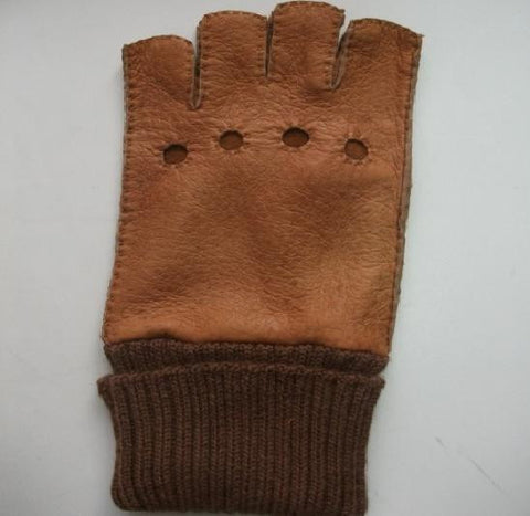 alpaca leather gloves