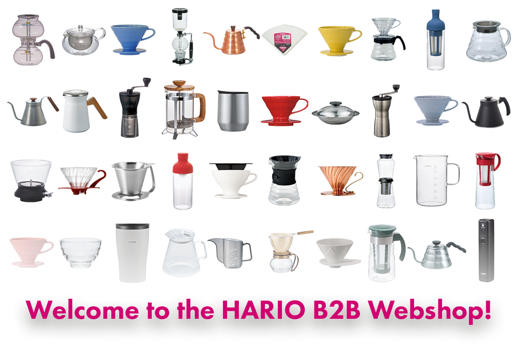 Welcome to the HARIO B2B Webshop
