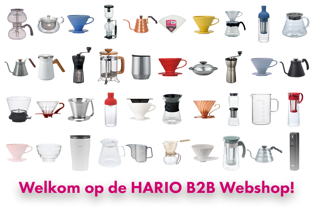 Welkom op de HARIO B2B Webshop