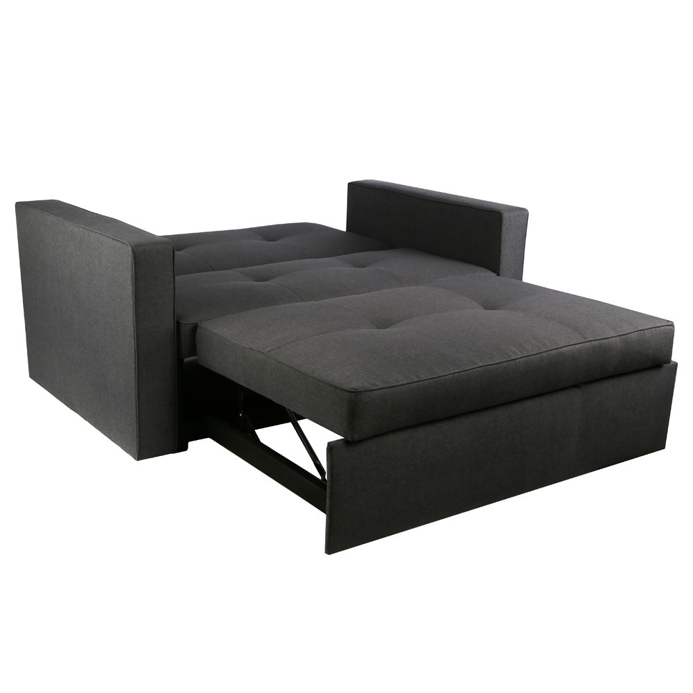 - Pull Out Sofa Bed - 2 Seater - (Dark Grey, – Home Garden Direct