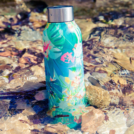 Quokka Solid - Jungle Flora 510 ML | Stainless Steel Water Bottle -  Insulated Double Walled Vacuum Flasks Drinks Bottle Keep 12 Hours Hot & 18  Hours