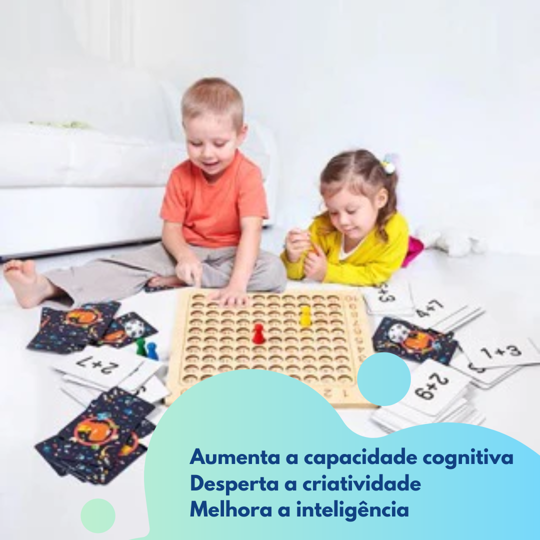 multiplicação matemática, 2 em 1 multiplicação e adição tabuleiro