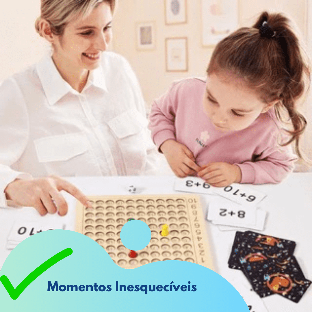 Madeira montessori multiplicação jogo de tabuleiro crianças aprendizagem  brinquedos educativos matemática contagem cem placa interativa brinquedo