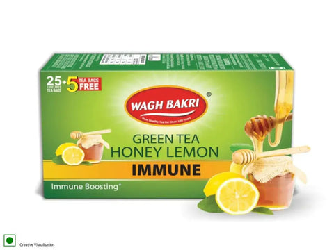 Packet of Wagh Bakri Honey Lemon Green Tea