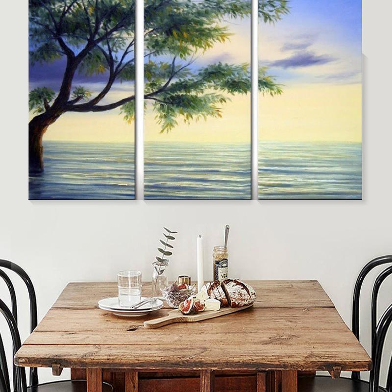 3 PIECE TREE IN WATER WALL ART | FREE GLOBAL SHIPPING & FRAMED – YOUR ...