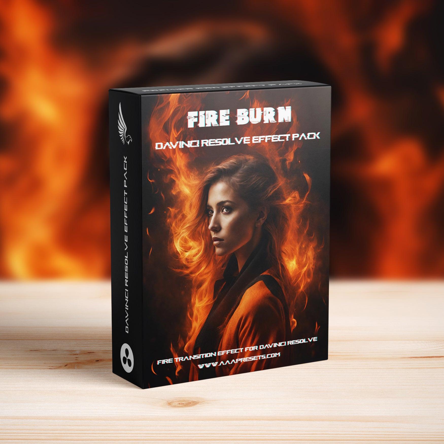 Fire Burn Transition for DaVinci Resolve
