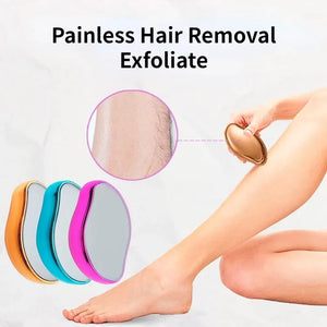 Crystal Physical Hair Removal Eraser Painless Nano Crystal Epilator Man Women Hair Remove Erase Body Beauty Depilation Tool - Faham-International