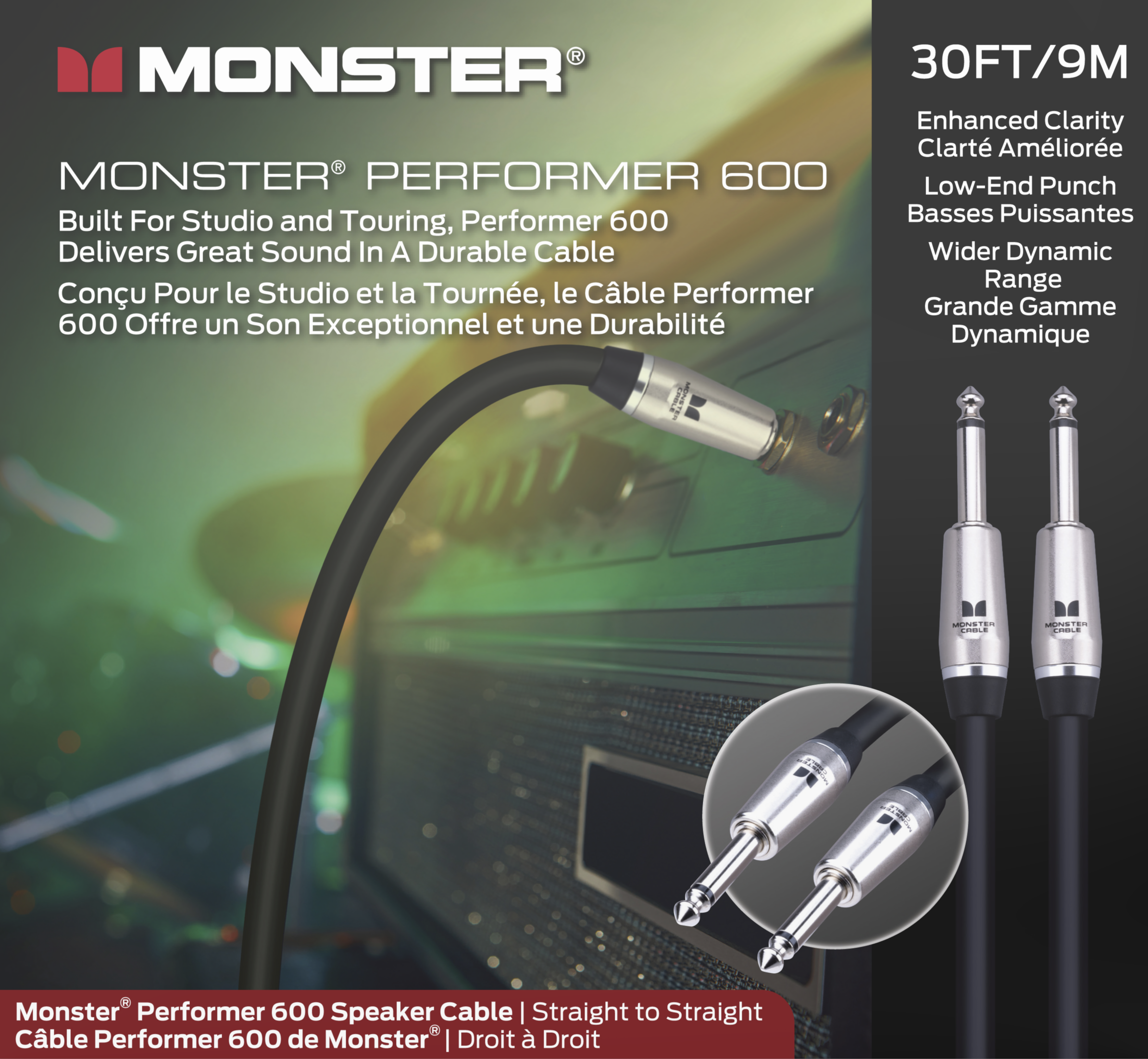 Monster® Prolink Rock Instrument Cable