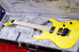 ESP ORIGINAL M-II DX/M w/EMG Brushed Black Neon Yellow E7601202 - HIENDGUITAR   ESP GUITAR