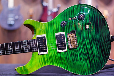 PRS 35th Anniversary Custom 24 - green fade 10top Regular Neck 0336821 - HIENDGUITAR   PRS GUITAR