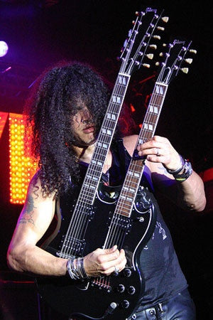 slash double neck gibson