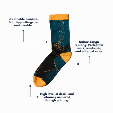 Soule Socks Bamboo Fibre Sustainable Ethical Expressive Accessories Unique Designs