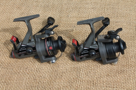 2 x Shimano Aero 3000 Baitrunner Carp reels. Original Old School. – Vintage  Carp Fishing Tackle