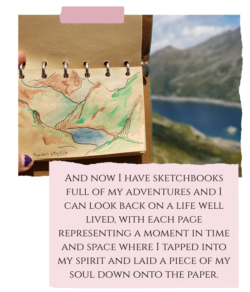 criss chaney sketchbook diaries