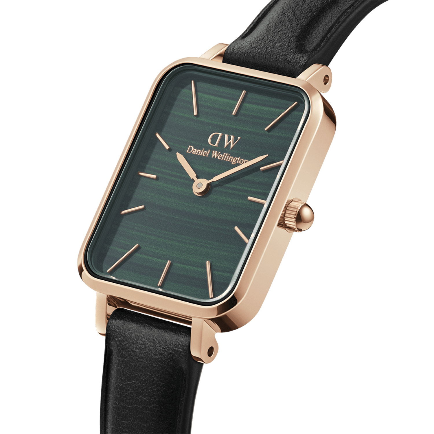 Quadro - Square watch in rose gold for women | DW