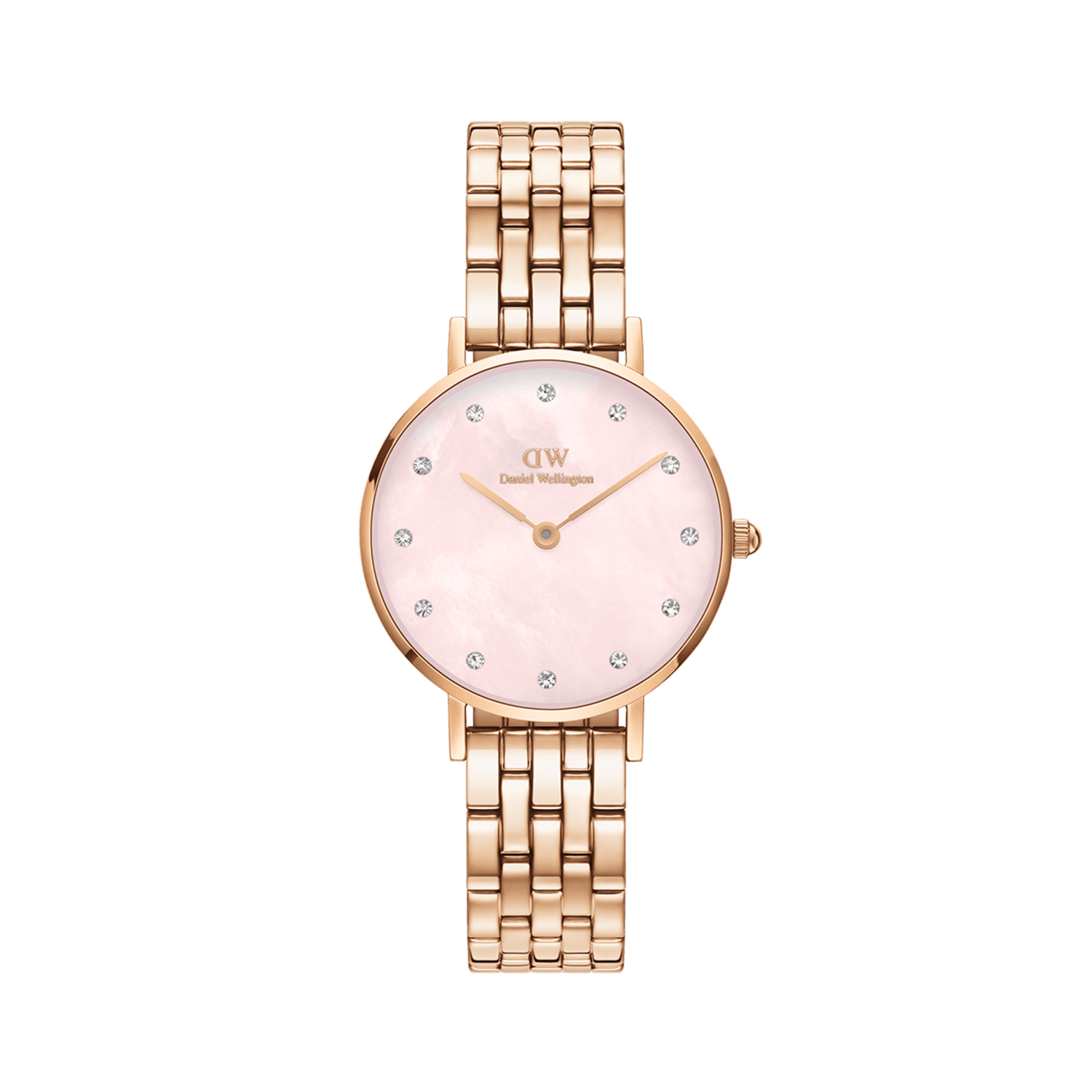 Petite Pearl - Small Women's Watch Rose Gold Mesh | DW