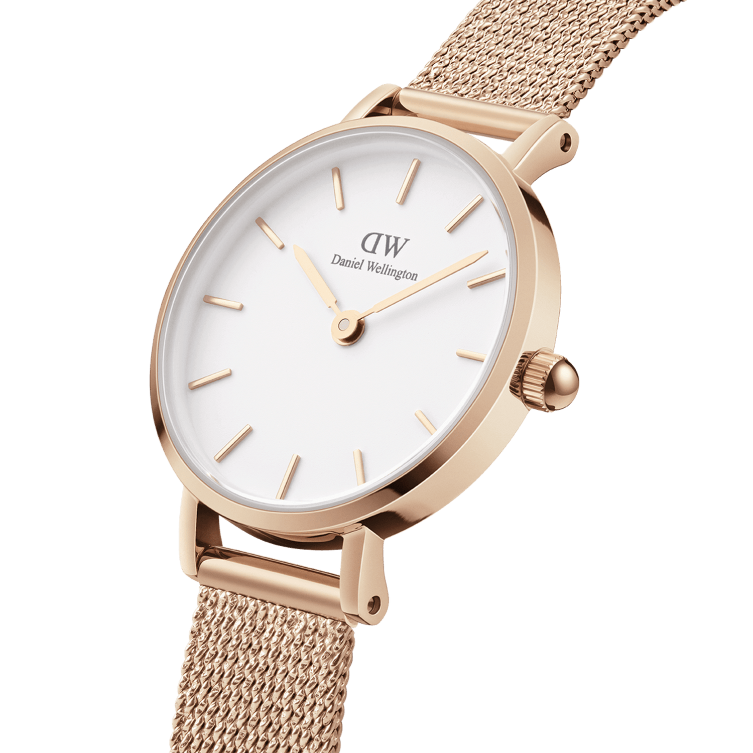 Petite Melrose - Women's mesh strap watch in Rose Gold | DW