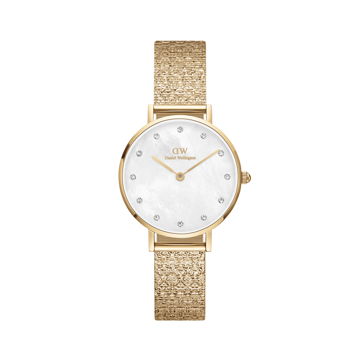 Petite Lumine - Watch with pink mother of pearl dial | DW