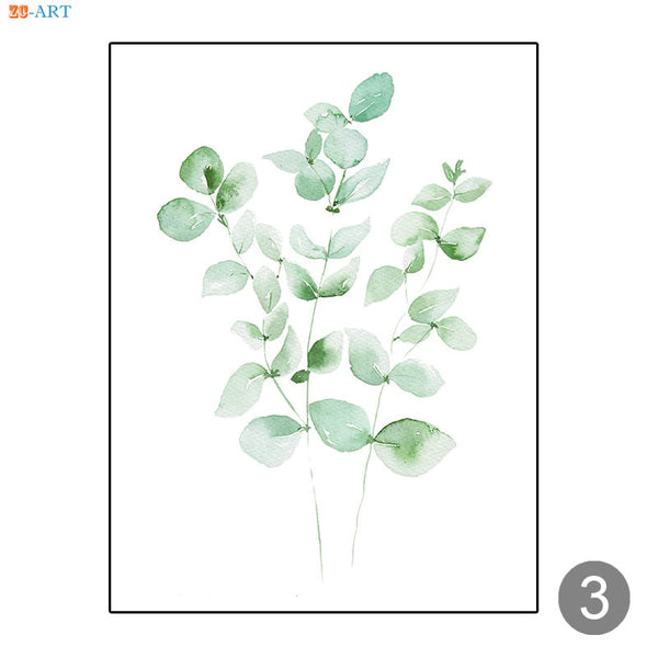 Leaf Prints Cactus Poster Botanical Wall Art Minimalist Canvas Painting Wall Pictures for Living Room Nordic Decoration Home - Mia & Stitch
