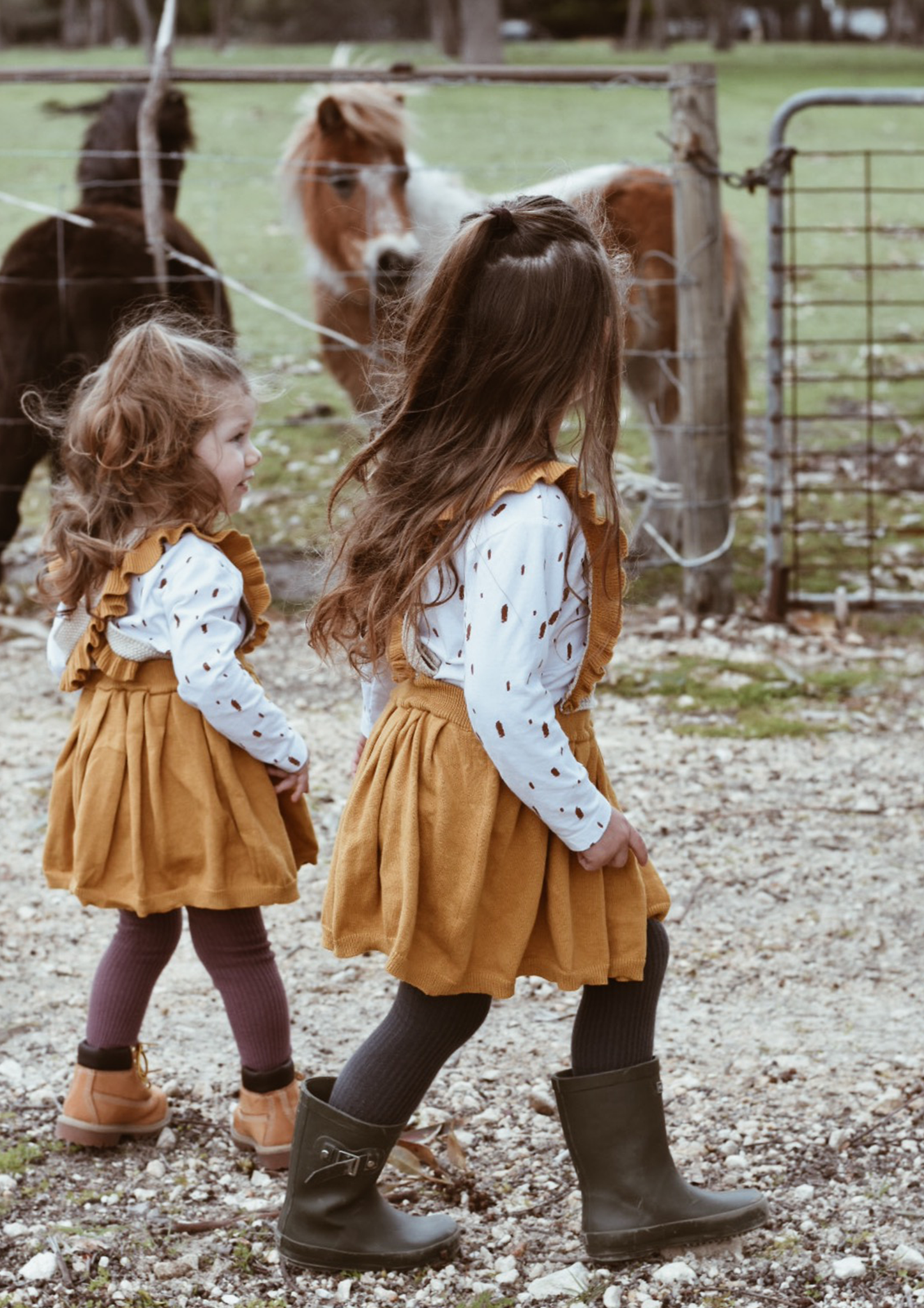 mustard pinafore